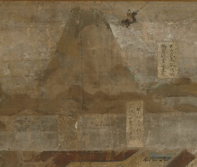 秦致貞《聖徳太子絵伝(部分)》東京国立博物館
